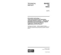 ISO/IEC TR 18053:2000, Information technology -- Telecommunications and information exchange between systems -- Glossary of definitions and ... Applications (CSTA) Phase III