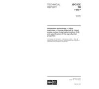 ISO/IEC TR 19797:2004, Information technology - Office machines - Device output of 16 colour scales, output linearization method (LM) and specification of the reproduction properties