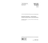 ISO/IEC TR 9578:1990, Information technology - Communication interface connectors used in local area networks