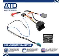 Iso Radio Adattatore Per Audi A4 B6 B7 Cabriolet Quadlock Lattina Bose Amp Rca
