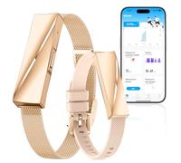 iSo Tech Smart Braccialetto Fitness Band senza Display, Smartwatch Fitness Tracker alla Moda Monitoraggio 24/7 Attività, Sonno Frequenza Cardiaca, Modalità Multisport, GPS, Autonomia 15 Giorni, IP68