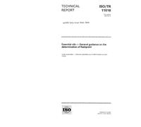ISO/TR 11018:1997, Essential oils -- General guidance on the determination of flashpoint