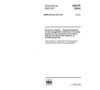 ISO/TR 12654:1997, Electronic imaging -- Recommendations for the management of electronic recording systems for the recording of documents that may be required as evidence, on WORM optical disk