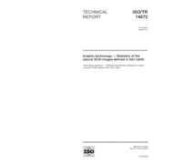 ISO/TR 14672:2000, Graphic technology -- Statistics of the natural SCID images defined in ISO 12640