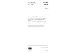 ISO/TR 15031-2:2004, Road vehicles - Communication between vehicle and external equipment for emissions-related diagnostics - Part 2: Terms, definitions, abbreviations and acronyms