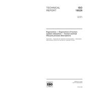 ISO/TR 18529:2000, Ergonomics -- Ergonomics of human-system interaction -- Human-centred lifecycle process descriptions