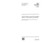 ISO/TR 3814:1989, Tests for measuring reaction-to-fire of building materials - Their development and application