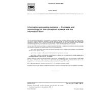 ISO/TR 9007:1987, Information processing systems - Concepts and terminology for the conceptual schema and the information base
