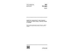 ISO/TR 9823:1990, Liquid flow measurement in open channels - Velocity-area method using a restricted number of verticals