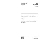 ISO/TR 9824-1:1990, Measurement of free surface flow in closed conduits - Part 1: Methods