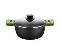 Isogona-Bra A400320 Casseruola Alta 20cm Prior 2 Pezzi con Manici in Silicone