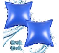 ISOISL Cuscino invernale per piscina, 120 x 120 cm, cuscino invernale con valvole di sicurezza sovradimensionate, con corda da 8 m, per la maggior parte delle specie, cuscino per piscina, cuscino ad