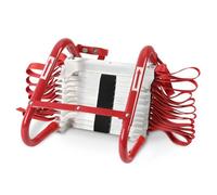 ISOISL Scala antincendio in alluminio, 4,5 m, portata 450 kg, usa e getta con 3 secondi, facile da usare, senza montaggio, ideale per case, uffici, scuole