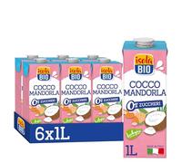 ISOLA BIO Bevanda Cocco e Mandorla Biologica Zero Zuccheri 6x1L