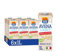 ISOLA BIO Bevanda di Avena Biologica Senza Olio e Senza Glutine 6x1L