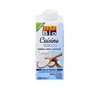 Isola Bio Crema Cuisine Cocco da Cucina Biologica Senza Glutine, A Base Vegetale, 100% Ingredienti Naturali, per Vegani e Vegetariani, 200ml