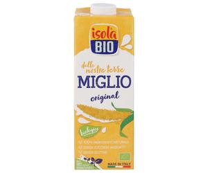 Isola Bio Miglio Drink - Bevanda vegetale a base di miglio senza glutine e lattosio, 1 l