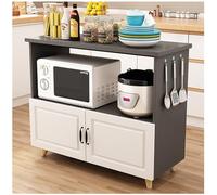 Isola cucina con armadietto, sala da pranzo Credenza, mensola dispensa per panettieri, mobili versatili per cucina e soggiorno (80 x 40 cm)