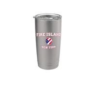 Isola del Fuoco New York (NY) Bicchiere termico in acciaio inox doppia parete