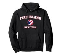 Isola del Fuoco New York (NY) Felpa con Cappuccio