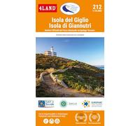 Isola del Giglio - Isola di Giannutri. Sentieri ufficiali del parco nazionale Arcipelago toscano 1:15.000