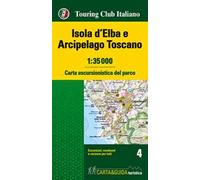 Isola d'Elba e Arcipelago toscano. Carta escursionistica del parco. 1:35.000