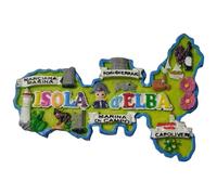Isola d'Elba Italia magnete frigorifero 3D souvenir viaggio frigorifero decorazione magnetica Sticker Craft Collection