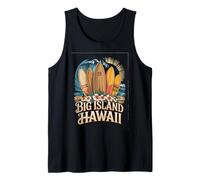 Isola delle Hawaii Hawaii Grande Vintage Paradise Souvenir Canotta