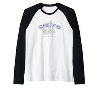 Isola delle Palme Carolina del Sud Nautico Design Barca a vela Maglia con Maniche Raglan