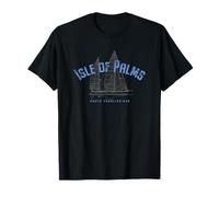 Isola delle Palme Carolina del Sud Nautico Design Barca a vela Maglietta
