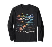 Isola di caccia South Carolina Sea Turtle Lover Beach Maglia a Manica