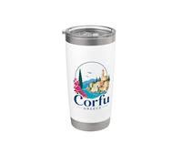 Isola di Corfù Grecia Corfù Bicchiere termico in acciaio inox doppia parete
