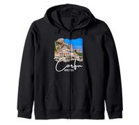 Isola di Corfù Grecia Corfù Felpa con Cappuccio