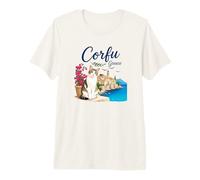 Isola di Corfù Grecia Corfù Maglietta Premium