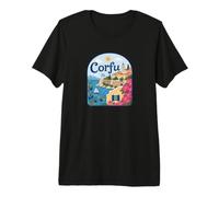 Isola di Corfù Grecia Corfù Maglietta Premium