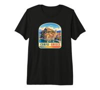 Isola di Corfù Grecia Corfù Maglietta Premium