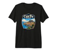 Isola di Corfù Grecia Corfù Maglietta Premium