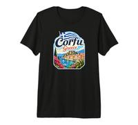 Isola di Corfù Grecia Corfù Maglietta Premium