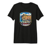Isola di Corfù Grecia Corfù Maglietta Premium
