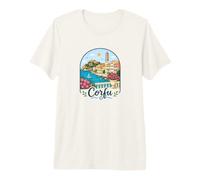 Isola di Corfù Grecia Corfù Maglietta Premium