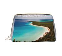 Isola di Cuba Makeup Organizer, borsa da toilette da viaggio per cosmetici, cura della pelle, accessori, bianco, Taglia unica, Beauty case