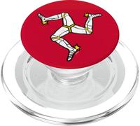 Isola di Man Bandiera o Orgoglio Manx Il Giorno Tynwald Day PopSockets PopGrip per MagSafe