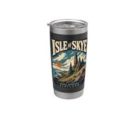 Isola di Skye Ebridi Interne Scozia Mare Bicchiere termico in acciaio inox doppia parete