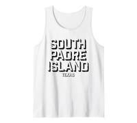 Isola di South Padre Texas - Blocco TX di South Padre Island Canotta