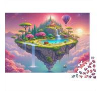 Isola Fluttuante Puzzle per Adulti Puzzle 1000 Pezzi Carta Cielo da Sogno Gioco di Puzzle 1000 Pezzi Relax Decorazione Regalo 70x50cm/1000pcs