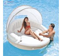 ISOLA GALLEGGIANTE CON PARASOLE INTEX 58292 PISCINE MARE 199X150 CM