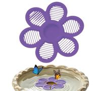 Isola Galleggiante Delle Isola d'Acqua a Forma di 19,5 cm | Stazione di Abbeveraggio per Farfalle per Giardino Cortile Stagno Piscina Fattoria e Fontana