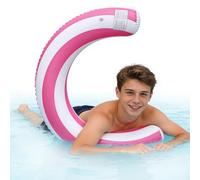Isola galleggiante gonfiabile in PVC, senza perdite, a forma di U