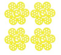Isola galleggiante per , 4 pezzi, a forma di , 18 x 16,5 x 0,5 cm, vassoio galleggiante per lago, stagno, fontana, giardino, piscina, cortile, cortile, uso domestico