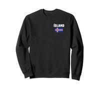 Isola Lingua Islandese Patriottica Bandiera Islandese Orgoglio Felpa